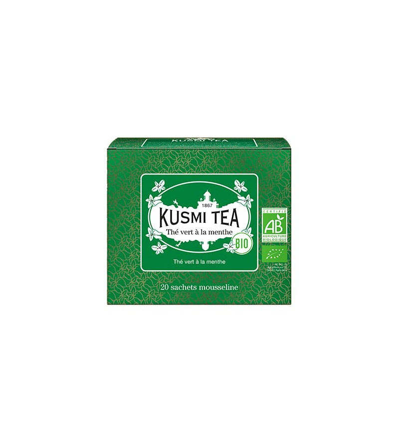 Thé vert à la menthe bio